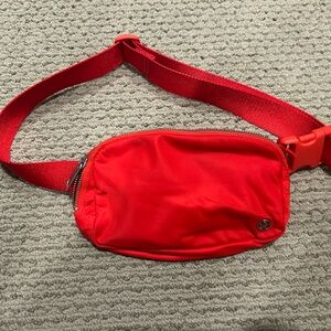 Lululemon Athletica Red Belt Bag